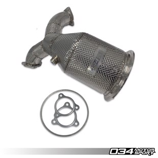 034 Stainless Steel Racing Catalyst B9 Audi S4/S5