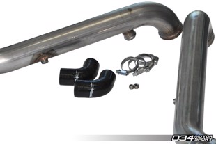034 Bipipe Set B5 Audi S4 & C5 Audi A6/Allroad 2.7T Stainless Steel with WMI Bungs - Raw