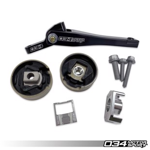 034 Billet Spherical Dogbone Mount Performance Pack with Dogbone Pucks Audi 8V A3/S3 8S TT/TTS and Volkswagen MkVII Golf/GTI/R