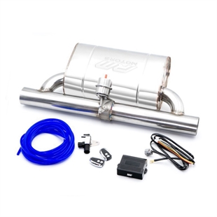 RM Motors Elliptical Silencer with Vacuum Valve EVP01 Pipe diameter - 63,5 mm