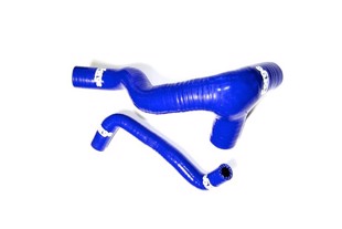 Forge Motorsport Breather Hoses for VAG 1.8T 150/180 HP Engines, With Hose Clamp Kit - Blue