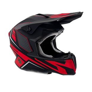 Børne ATV & Crosser Hjelm - Rød - Str. M