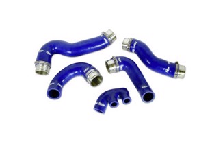 Forge Motorsport Silicone Turbo Hoses for the Porsche 996 Turbo - Blue