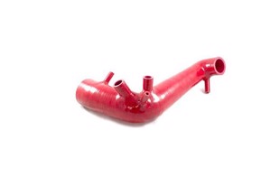 Forge Motorsport Silicone Intake Hose for Seat Mk3 Ibiza FR and VW Polo 1.8T, With Hose Clamp Kit - Red