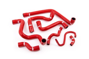 Forge Motorsport Silicone Coolant Hoses For Mini Cooper S Turbo Without Hose Clamps - Red