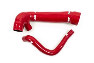 Forge Motorsport Silicone Intake and Breather Hose for Peugeot 207 Turbo With Hose Clamp Kit - Red