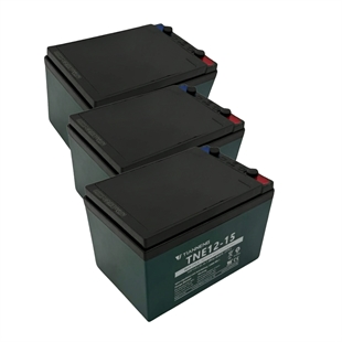 Batteri 12V 12AH (3 STK)