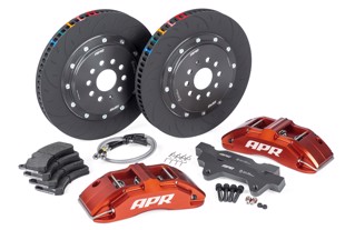 APR Brakes 380X34MM 2 Piece 6 Piston Kit Front Red RS3 8V Hatch