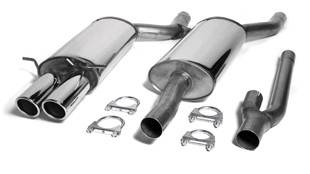 TA-Technix Catback system i rustfrit stål Audi A4 B5
