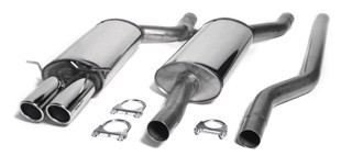 TA-Technix Catback system i rustfrit stål Audi A4 B5