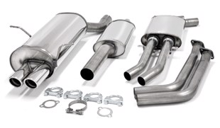 TA-Technix Catback system i rustfrit stål BMW 3-Serie E46