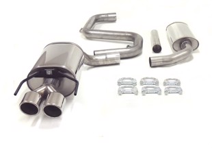 TA-Technix Catback system i rustfrit stål Saab 9-3