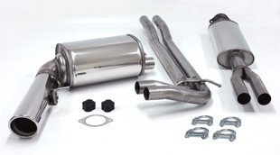 TA-Technix Catback system i rustfrit stål Volvo XC70