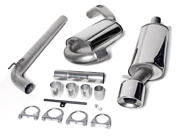 TA-Technix Catback system i rustfrit stål VW Corrado 53I