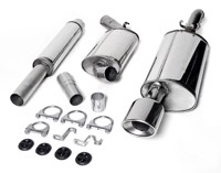 TA-Technix Catback system i rustfrit stål VW Corrado 53I