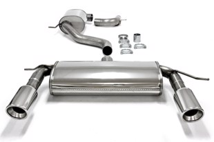 TA-Technix Duplex Catback system i rustfrit stål VW Golf 5