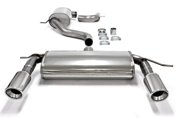 TA-Technix Duplex Catback system i rustfrit stål VW Golf 5