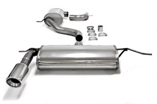 TA-Technix Catback system i rustfrit stål VW Golf 5