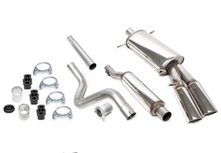 TA-Technix Catback system i rustfrit stål VW Scirocco II