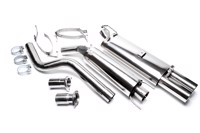 TA-Technix Catback system i rustfrit stål Opel Kadett E