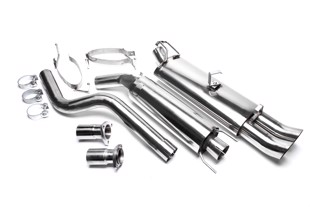 TA-Technix Catback system i rustfrit stål Opel Kadett E