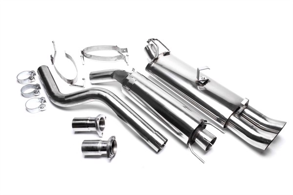 TA-Technix Catback system i rustfrit stål Opel Kadett E