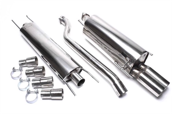 TA-Technix Catback system i rustfrit stål Opel Astra G