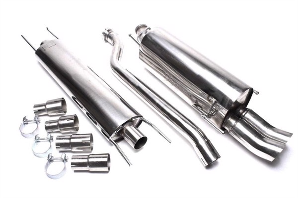 TA-Technix Catback system i rustfrit stål Opel Astra G