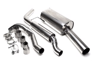 TA-Technix Catback system i rustfrit stål VW Scirocco II