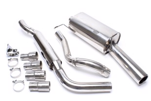 TA-Technix Catback system i rustfrit stål VW Scirocco II