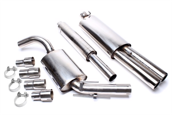 TA-Technix Catback system i rustfrit stål VW Golf 2