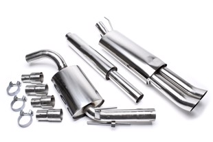 TA-Technix Catback system i rustfrit stål VW Golf 4