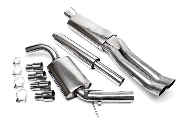 TA-Technix Catback system i rustfrit stål VW Golf 3