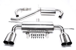 TA-Technix Duplex Catback system i rustfrit stål VW Golf 5