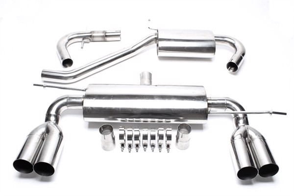 TA-Technix Duplex Catback system i rustfrit stål VW Golf 5