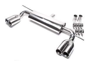 TA-Technix Duplex Sports bagpotte i rustfrit stål VW Golf 5 Plus