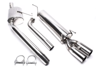 TA-Technix Catback system i rustfrit stål Opel Omega B