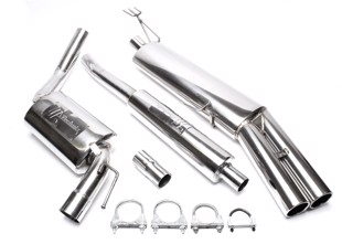 TA-Technix Catback system i rustfrit stål VW Passat B4 35I