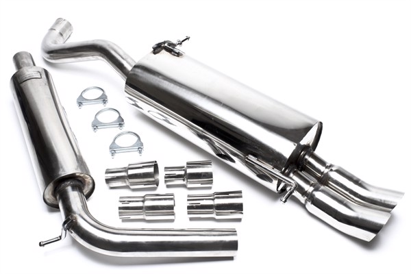 TA-Technix Catback system i rustfrit stål VW Polo 9N