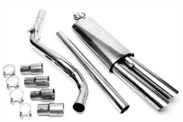 TA-Technix Catback system i rustfrit stål VW Golf 2