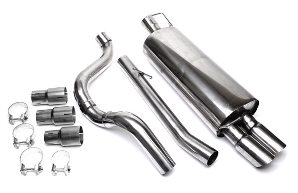 TA-Technix Catback system i rustfrit stål VW Golf 4