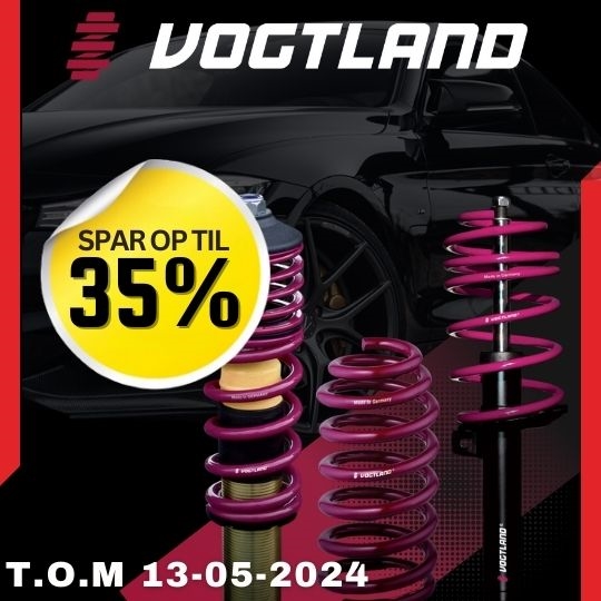 Spar op til 35% på Vogtland, gør et kup på en Gevindundervogn, Sænkningssæt eller en sportsundervogn