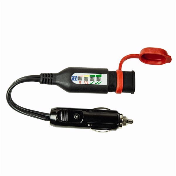Optimate Monitor, Battery Status / Charge System Monitor For 12V Lead-Acid With Auto Plug