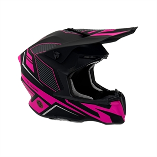 Børne ATV & Crosser Hjelm - Pink - Str. M