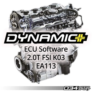 034 Motorsport 2.0T FSI Performance Software, MkV Volkswagen & 8J/8P Audi - 2.0T FSI (K03) Stage 1