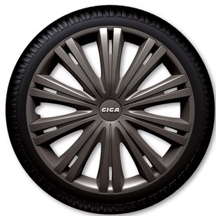 16" Giga koks hjulkapselsæt