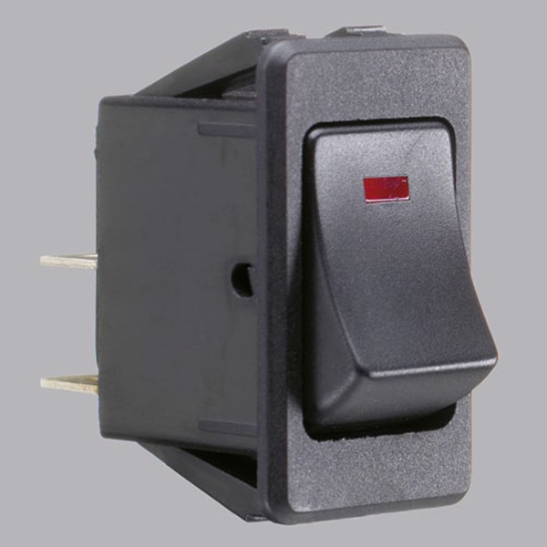 Kontakt rekt. 20 amp rød