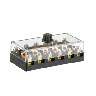 Sikringsholder 6 stk. med låg