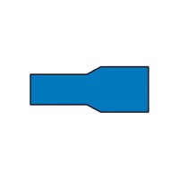 Kabelsko blå hun flad isol. 1,5-2,5mm2