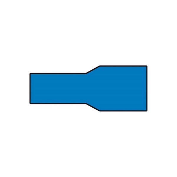 Kabelsko blå hun flad isol. 1,5-2,5mm2